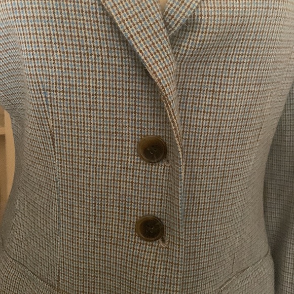 Vintage Anne Klein New York New Condition Never Worn Leather & Wool Jacket NWOT! - Picture 6 of 13